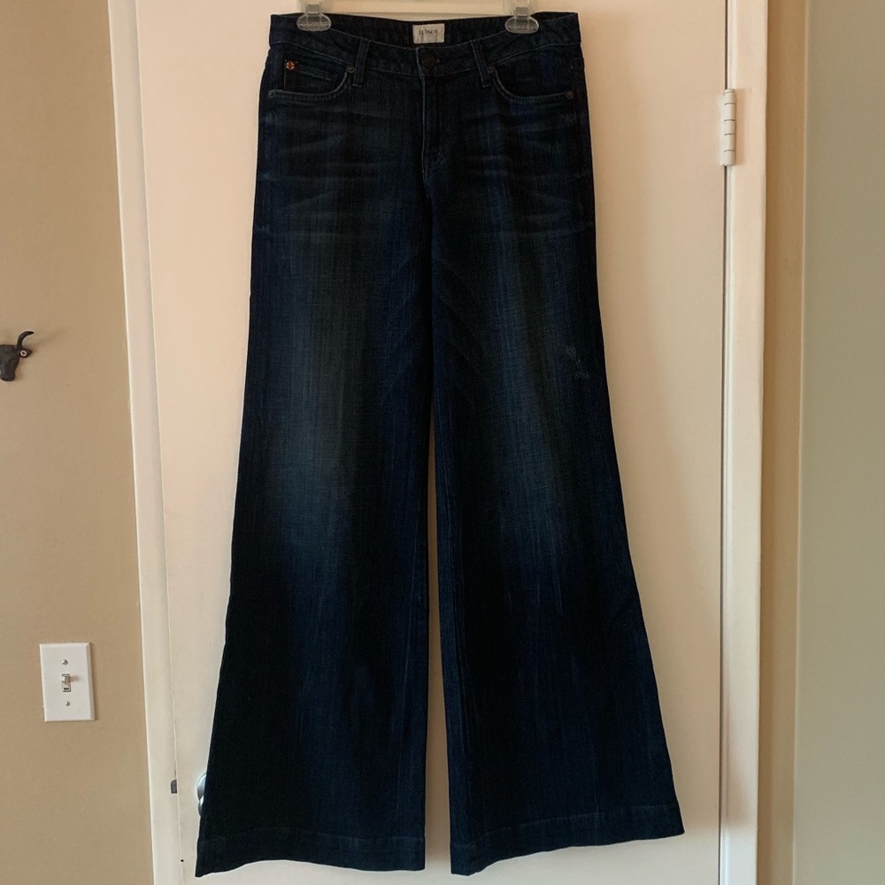 Hudson super wide leg jeans, size 28